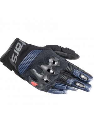 GUANTS ALPINESTARS HALO LEATHER DARK BLUE BLACK