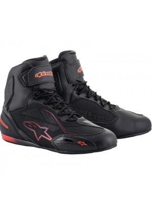 BOTES ALPINESTARS FASTER-3 DRYSTAR BLACK / RED