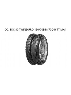 PNEUMATIC CONTINENTAL TKC80 TWINDURO TT M+S 150/70 B18 70Q M/S