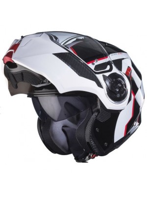 CASC ABATIBLE CABERG DUKE EVO MOVE BLACK/WHITE/RED E06