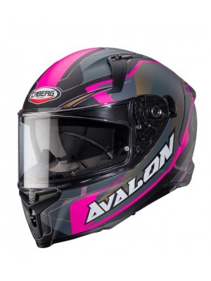 CABERG AVALON X OPTIC MATT BLACK/GREY/FUCHSIA 22.06