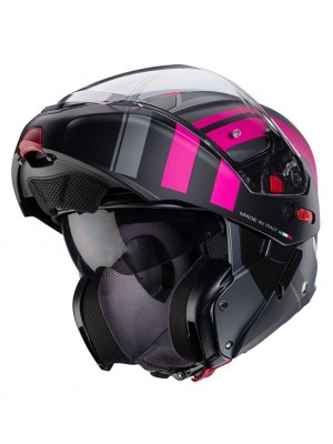 CASC ABATIBLE CABERG HORUS X ROAD MATT GUN METAL/BLACK/FUCHSIA E06