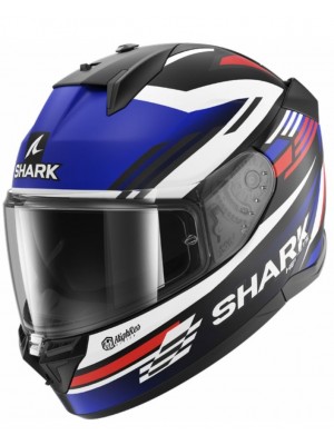 CASC INTEGRAL SHARK D-SKWAL 3 FIRSTLAP Mat Black Blue Red