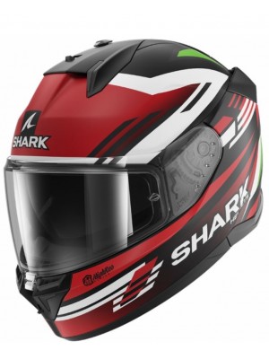 CASC INTEGRAL SHARK D-SKWAL 3 FIRSTLAP Mat Black Red Green