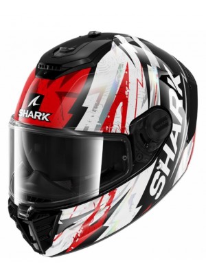 CASC INTEGRAL SHARK SPARTAN RS HIBOLT Black Red Chrom