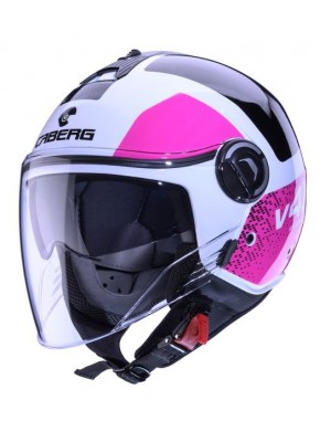CASCO JET CABERG RIVIERA V4X ALPHA WHITE/FUCHSIA/BLACK 22.06