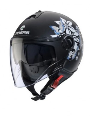 CASCO JET CABERG RIVIERA V4X MIA MATT BLACK/WHITE/GREY 22.06