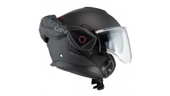 CASCO ABATIBLE NZI FASTBACK DUO SOLID NOUVEUA MATT BLACK