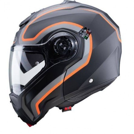 CASC ABATIBLE CABERG DROID PURE NG/ANT/TARONJA M