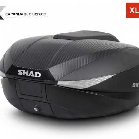 MALETA SHAD SH58X+TAPA COLOR CARBONI