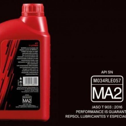 WORKS ADVANCE MOTOR OIL 10W40 SYNTHETIC 4T 1 LTS