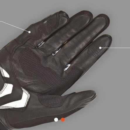 GUANTS IXON RS RISE AIR NEGRES