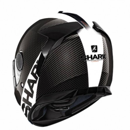 CASCO INTEGRAL SHARK SPARTAN CARB 1.2 SKIN Carbon White Silver