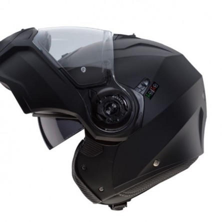 CASC ABATIBLE CABERG DROID NEGRE MATE (17 NERO OPACO)