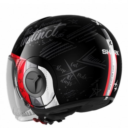 CASC SHARK JET NANO TRIBUTE RM Black White Red