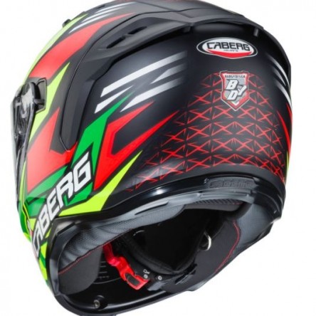 CASC INTEGRAL CABERG AVALON GIGA MATT BLACK/YELLOW FLUO/RED FLUO