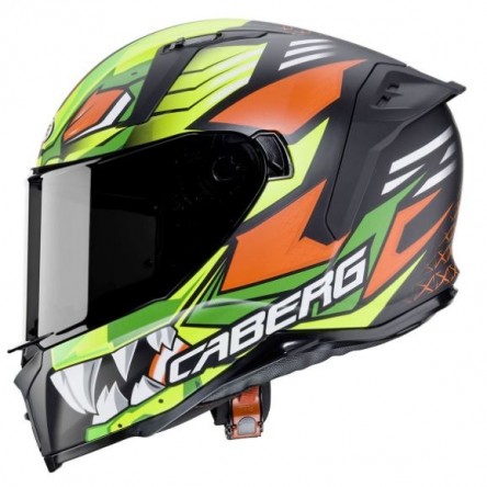 CASC INTEGRAL CABERG AVALON GIGA MATT BLACK/YELLOW FLUO/RED FLUO