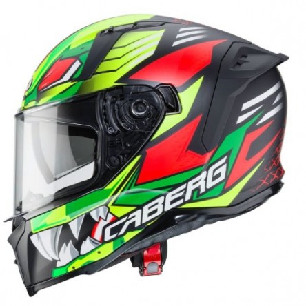 CASC INTEGRAL CABERG AVALON GIGA MATT BLACK/YELLOW FLUO/RED FLUO