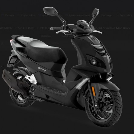 PEUGEOT SPEEDFIGHT 4 50 4T MAD BLACK