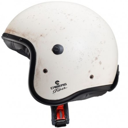 Casc JET CABERG FREERIDE OLD WHITE PINTURA REALITZADA A MA