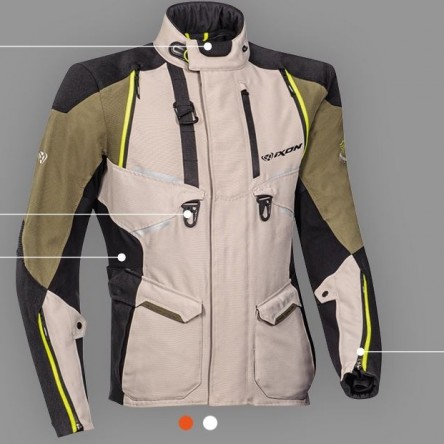 CHAQUETA IXON EDDAS GREIGE/KHAKI/BLACK