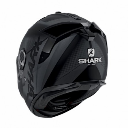 CASCO INTEGRAL SHARK SPARTAN GT ELGEN Mat BCL. MICR. Black Anthracite Anthracite