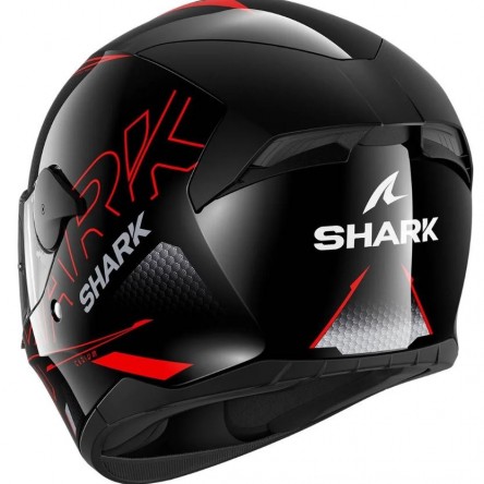 CASCO INTEGRAL SHARK D-SKWAL 2 CADIUM Black Red Black