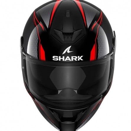 CASCO INTEGRAL SHARK D-SKWAL 2 CADIUM Black Red Black
