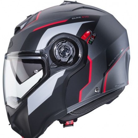 CASC ABATIBLE CABERG DUKE EVO MOVE MATT GUN METAL/BLACK/RED E06