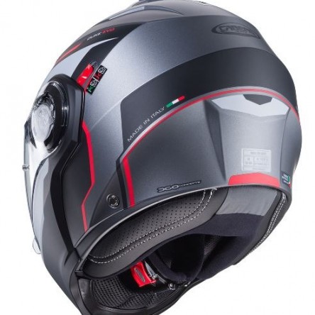 CASC ABATIBLE CABERG DUKE EVO MOVE MATT GUN METAL/BLACK/RED E06