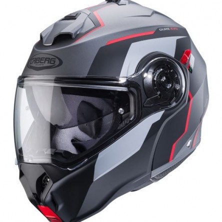 CASC ABATIBLE CABERG DUKE EVO MOVE MATT GUN METAL/BLACK/RED E06
