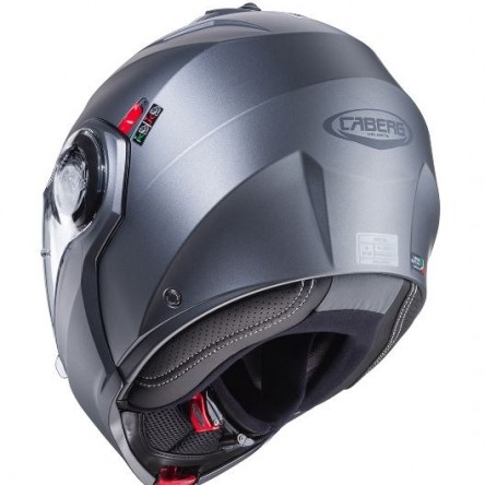 CASCO ABATIBLE CABERG DUKE EVO MATT GUN METAL E06