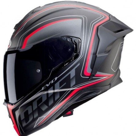 CASC INTEGRAL CABERG DRIFT EVO MATT BLACK/ANTHRACITE/RED FLUO