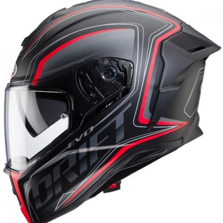 CASC INTEGRAL CABERG DRIFT EVO MATT BLACK/ANTHRACITE/RED FLUO