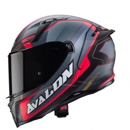 CASC INTEGRAL CABERG AVALON X OPTIC MATT BLACK/GREY/RED ECE 22-06