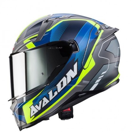 CASC INTEGRAL CABERG AVALON X OPTIC MATT GREY/BLUE/YELLOW FLUO ECE 22-06