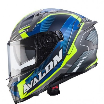 CASC INTEGRAL CABERG AVALON X OPTIC MATT GREY/BLUE/YELLOW FLUO ECE 22-06