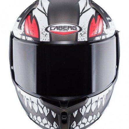 CASCO INTEGRAL CABERG AVALON X PUNK MATT GREY/WHITE/RED ECE 22-06