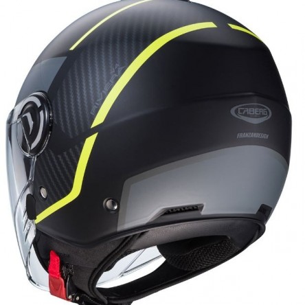 CASC JET CABERG RIVIERA V4X GEO MATT BLACK/YELLOW FLUO/ANTHRACITE ECE 22.06