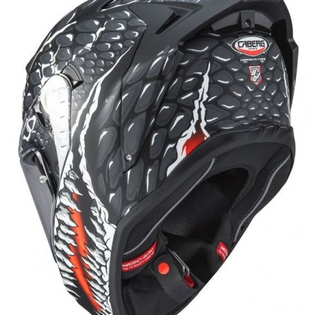 CASC INTEGRAL CABERG DRIFT EVO II CROK MATT BLACK/ANTHRACITE/RED ECE 22.06