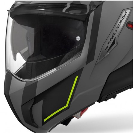 CASCO ABATIBLE AIROH MATHISSE II GENIUS YELLOW MATT E06