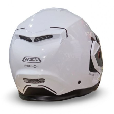 CASCO ABATIBLE NZI FASTBACK DUO SOLID NOUVEUA WHITE