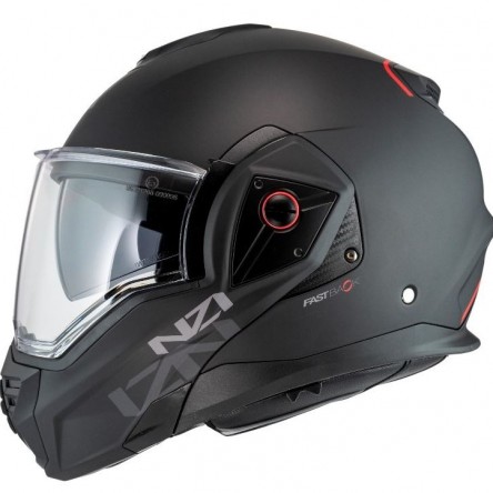 CASCO ABATIBLE NZI FASTBACK DUO SOLID NOUVEUA MATT BLACK