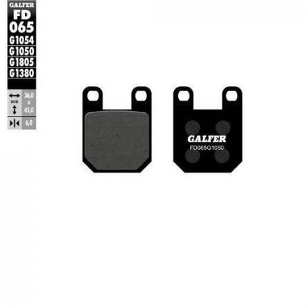 FD065G1050 PASTILLES DE FRE MOTO GALFER (SCOOTER BRAKE PADS)