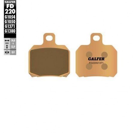 FD220G1371 PASTILLES DE FRE MOTO GALFER (SINTER STREET BRAKE PADS)