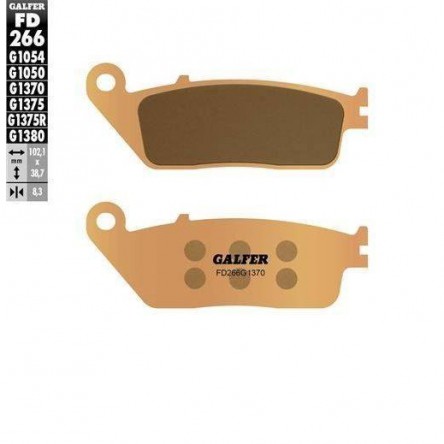FD266G1370 PASTILLES DE FRE MOTO GALFER (SINTER STREET BRAKE PADS)