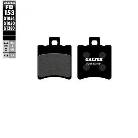 FD153G1054 (PASTILLES DE FRE MOTO GALFER (SEMI METAL BRAKE PADS)