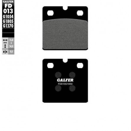 FD013G1054 PASTILLES DE FRE MOTO GALFER (SEMI METAL BRAKE PADS)