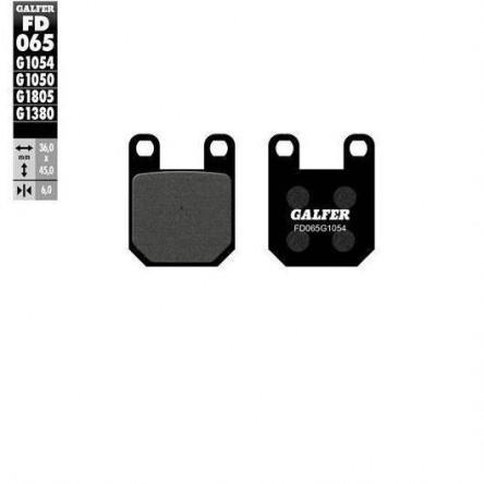 FD065G1054 PASTILLES DE FRE MOTO GALFER (SEMI METAL BRAKE PADS)