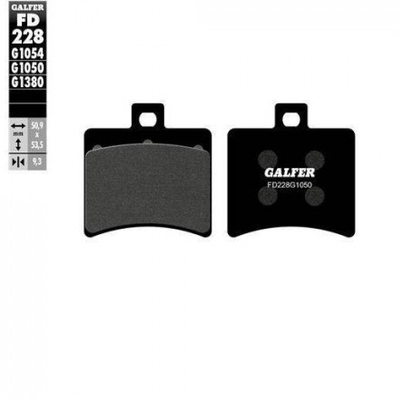 FD228G1050 PASTILLES DE FRE MOTO GALFER (SCOOTER BRAKE PADS)